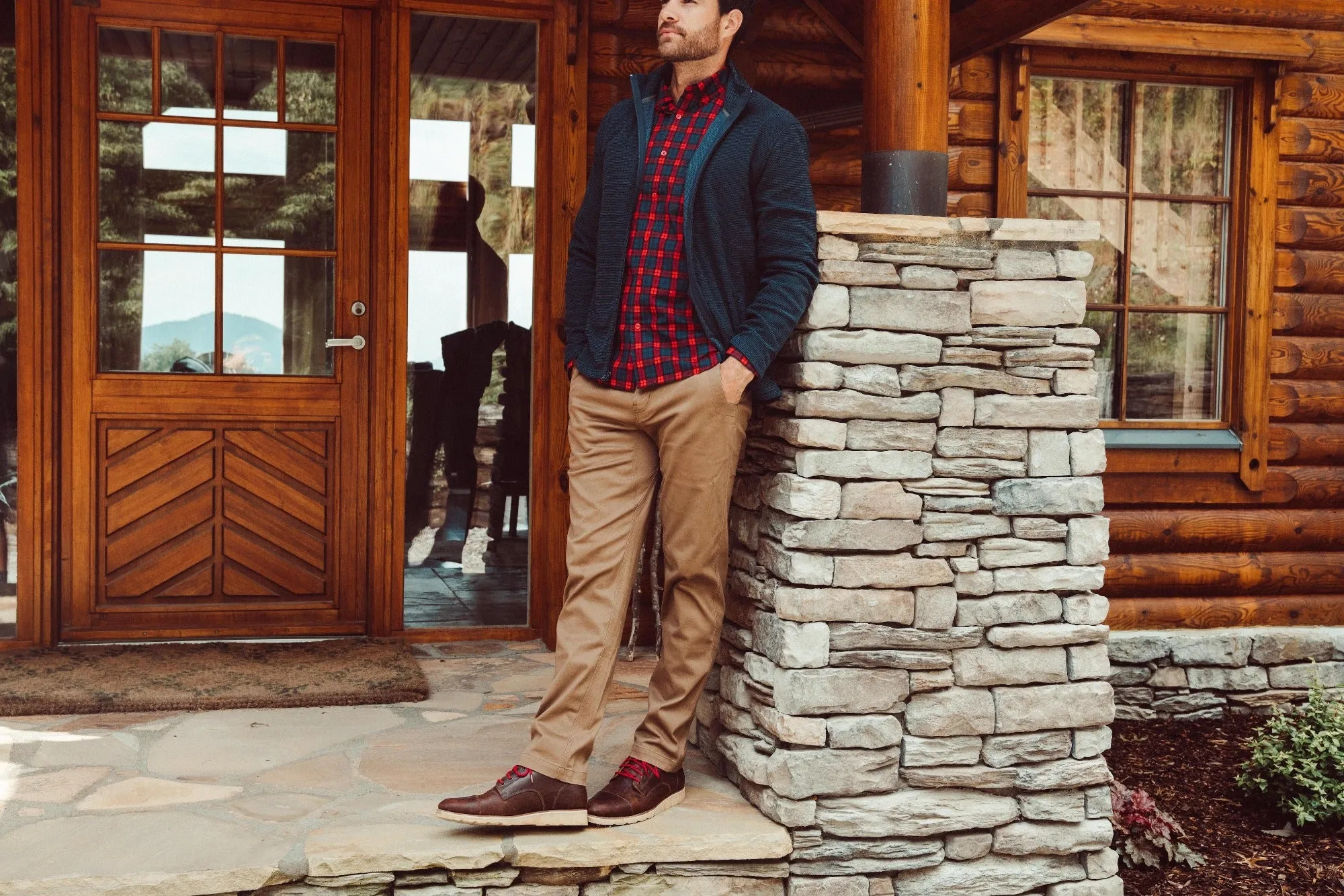 Men's Alden Long Sleeve Woven Shirt