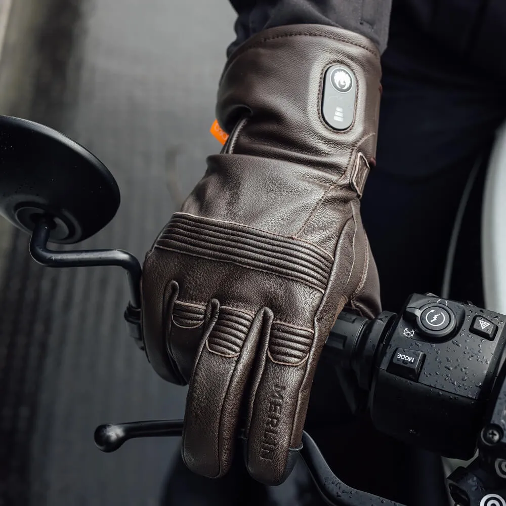 Merlin Minworth II D3O Heated Gloves Brown