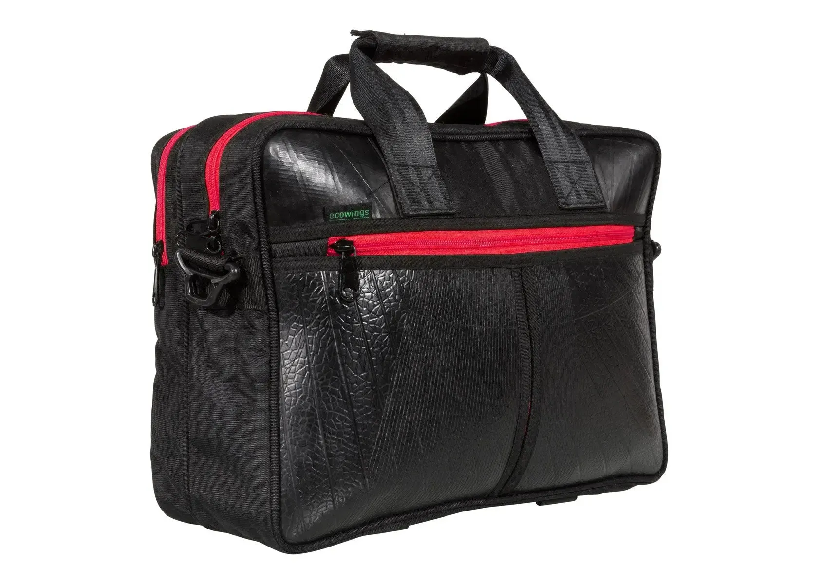 Vegan recycled rubber Laptop bag by Ecowings